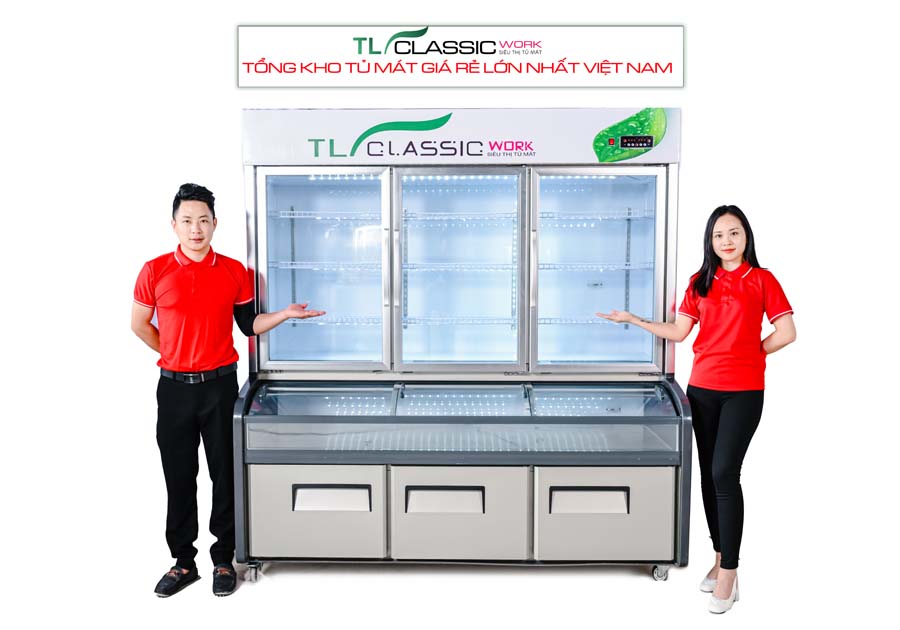 Phong cách thiết kế tủ mát hiện đại, sang trọng